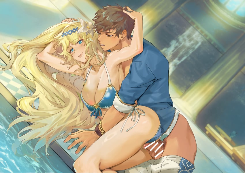 gran and jeanne d'arc (granblue fantasy) drawn by sunao_(souis)