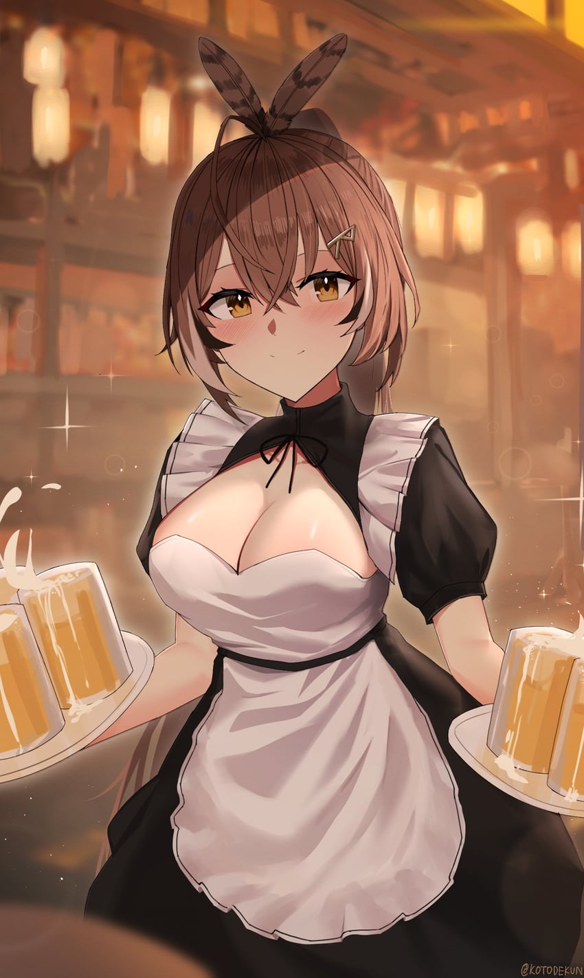 nanashi mumei (hololive and 1 more) drawn by kotodekun
