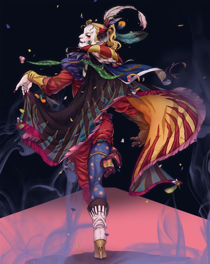 kefka palazzo (final fantasy and 1 more) drawn by nshi