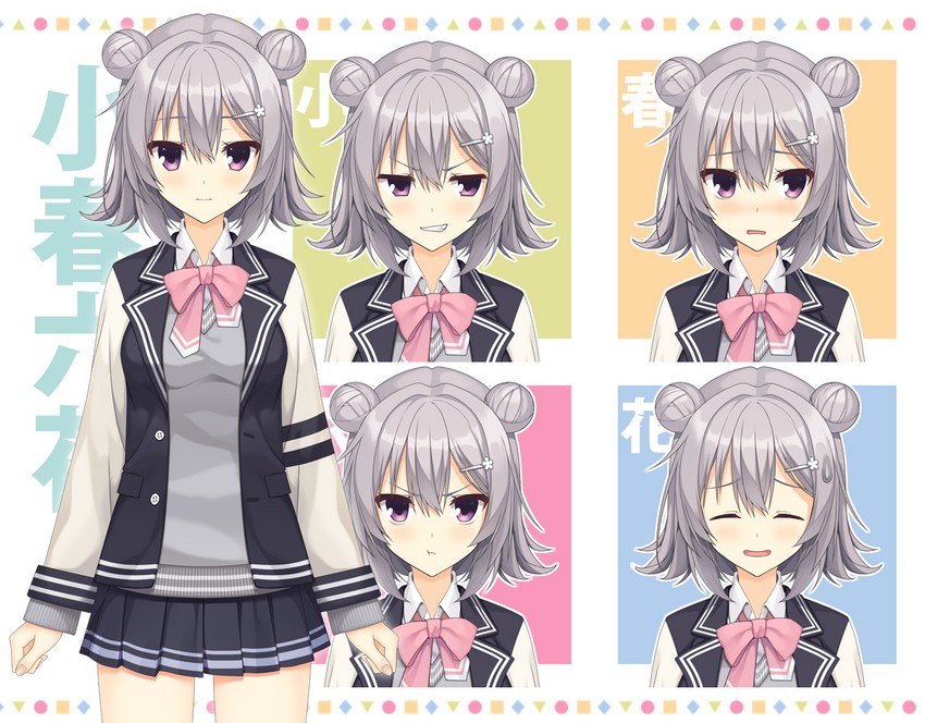 koharu rikka (voiceroid and 2 more) drawn by hokkana