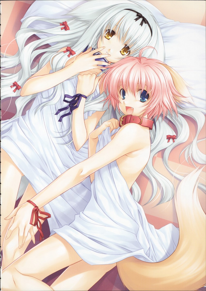 wanko and lily (wanko to lily) drawn by hagure_keg