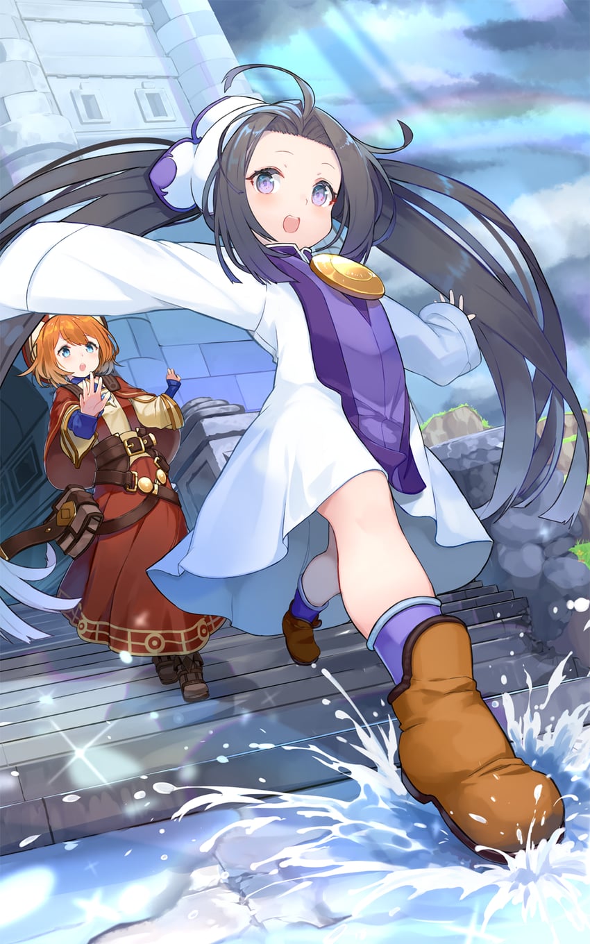 viese blanchimont and iris blanchimont (atelier and 3 more) drawn by nekomegane