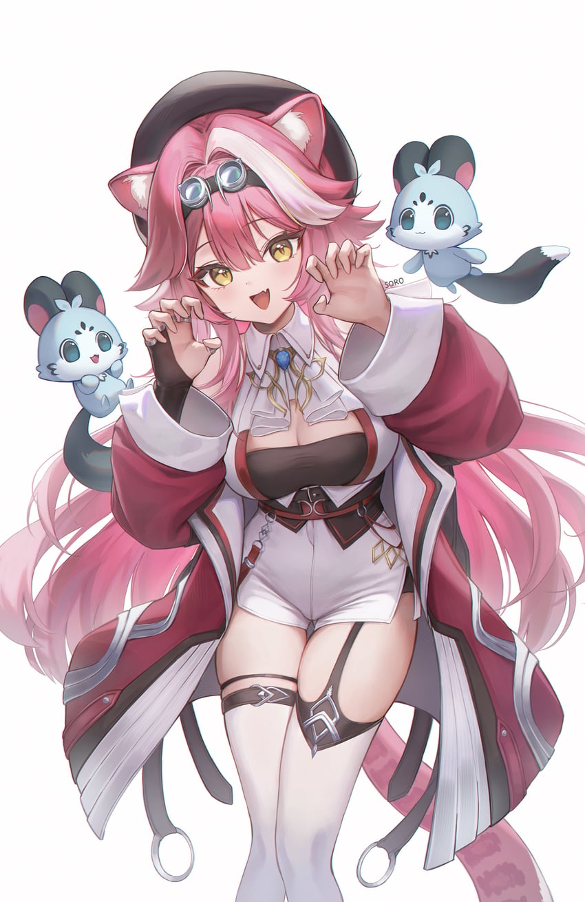 raora panthera and chattino (hololive and 1 more) drawn by sweetsoro