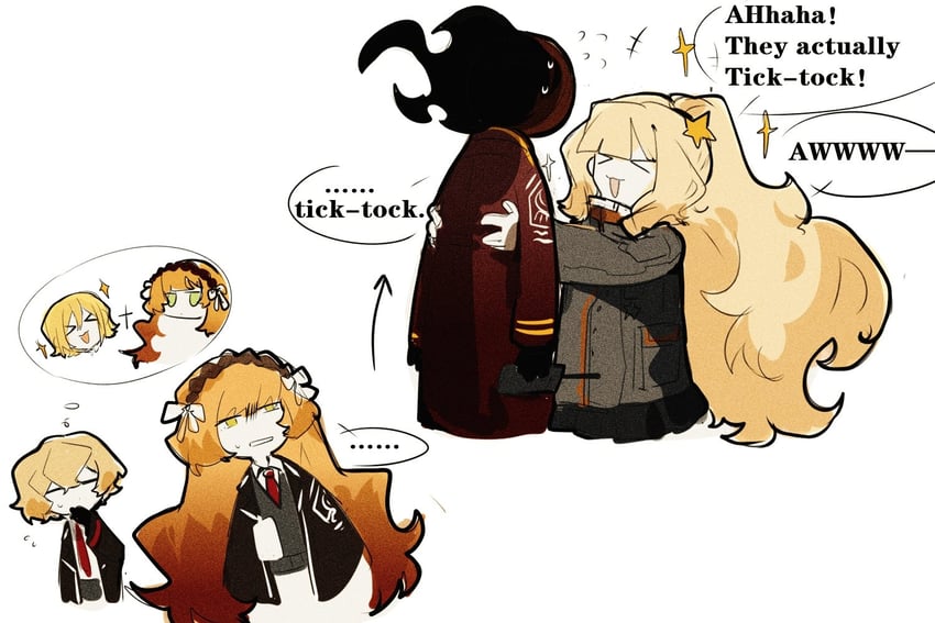 ishmael, don quixote, sinclair, dante, and ezra (project moon and 2 more) drawn by aislan