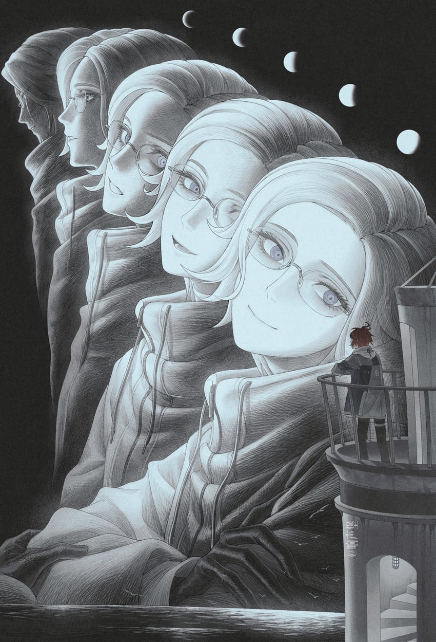 aotsuki eito and sumino takumi (the hundred line -last defense academy-) drawn by 7nite