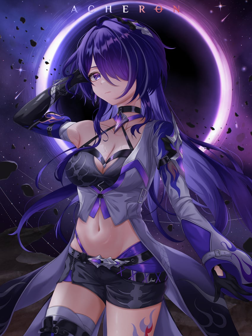 acheron (honkai and 1 more) drawn by danh-dzuan