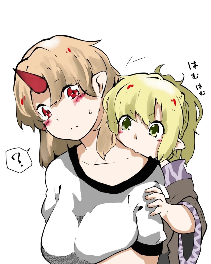 mizuhashi parsee and hoshiguma yuugi (touhou) drawn by koma_kitsune_(kururito)