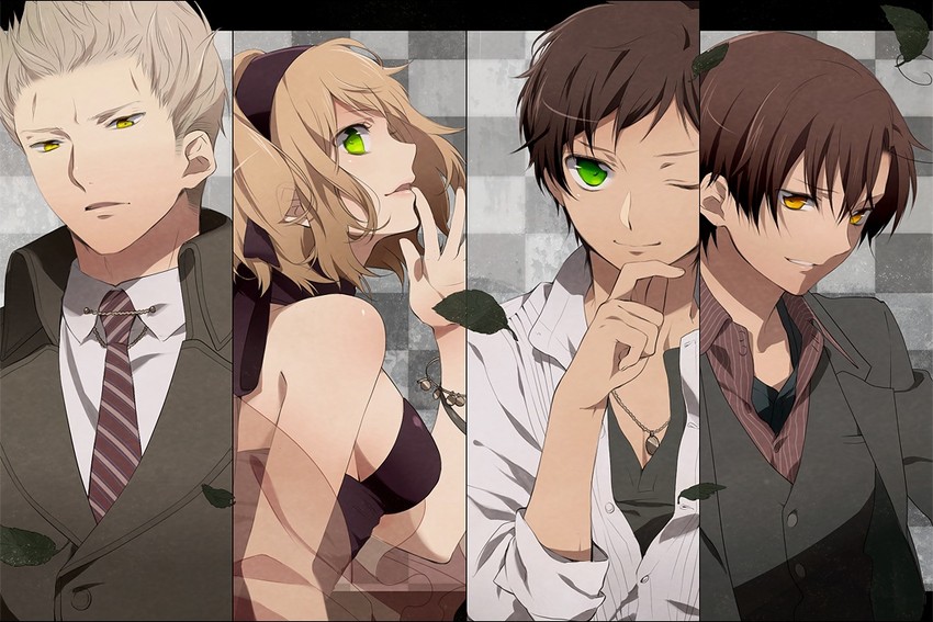 spain, southern italy, belgium, and netherlands (axis powers hetalia) drawn by murakami_yuichi