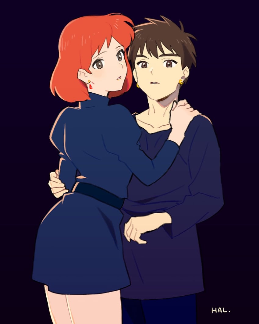 nausicaa and asbel (studio ghibli and 1 more) drawn by honoboooono