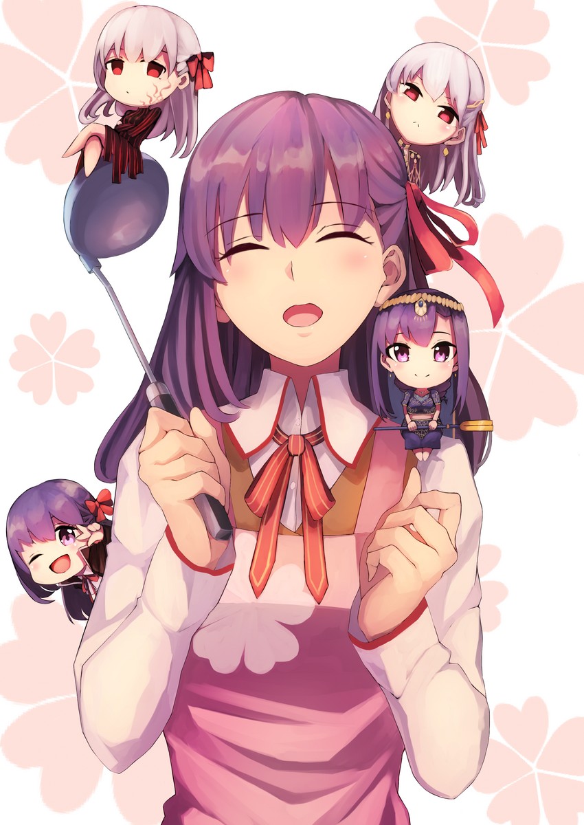matou sakura, bb, kama, dark sakura, and parvati (fate and 5 more) drawn by sh22