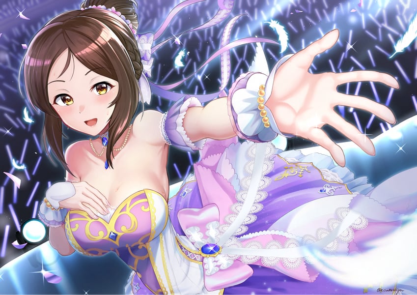 ayase honoka (idolmaster and 2 more) drawn by kisuna