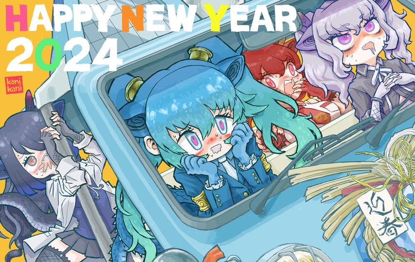 seiryuu, white dragon, black dragon, and red dragon (kemono friends and 1 more) drawn by bara_bara_(pop_pop)