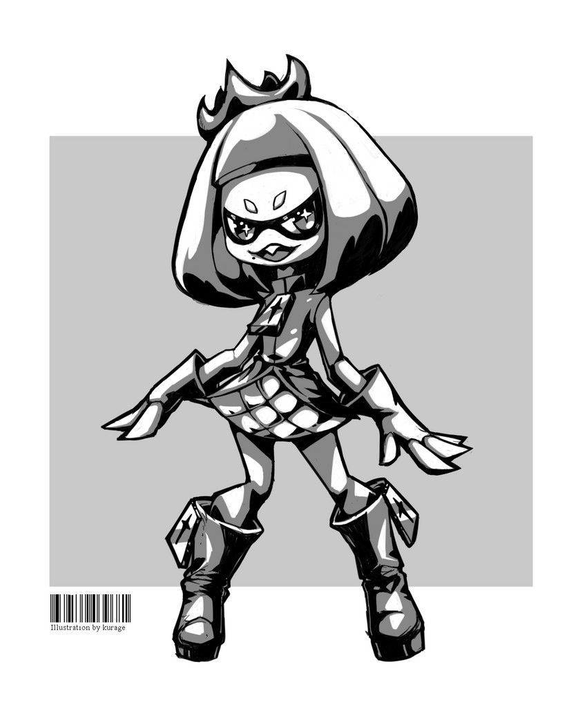 pearl (splatoon and 1 more) drawn by kurage_(capsule-rimix)