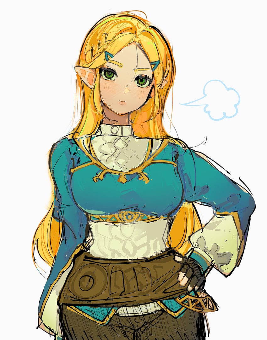 princess zelda (the legend of zelda and 1 more) drawn by shanodesu