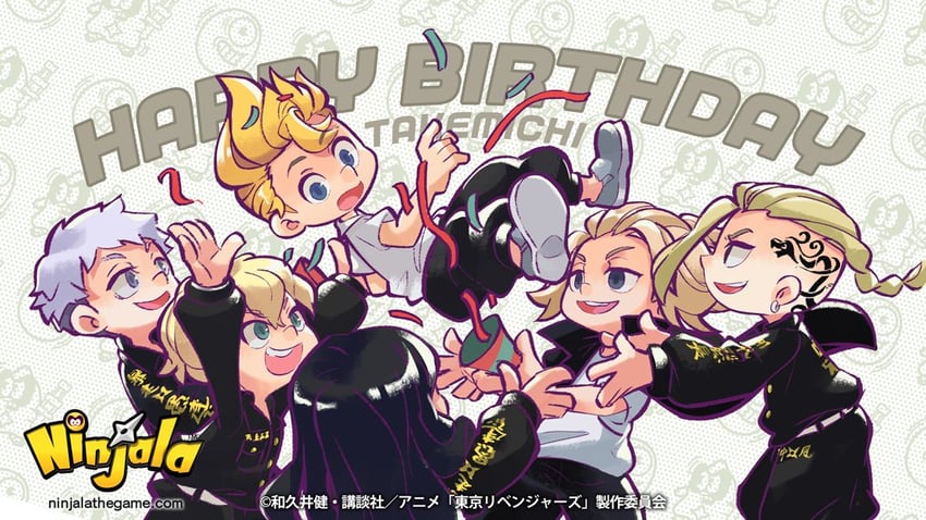 sano manjirou, matsuno chifuyu, baji keisuke, gumchi, ryuuguuji ken, and 2 more (tokyo revengers and 2 more) drawn by rianti-wong