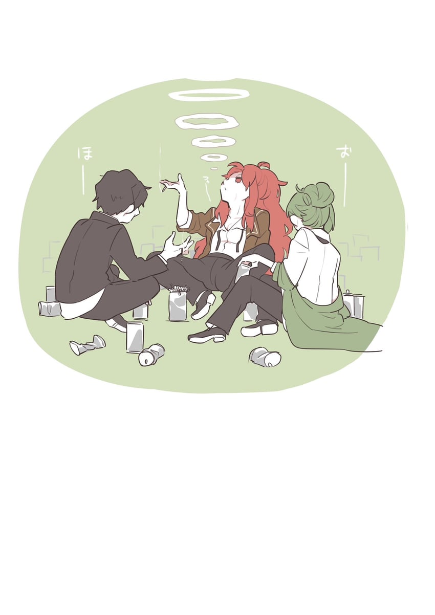 roland, netzach, and gebura (project moon and 1 more) drawn by kojocho05