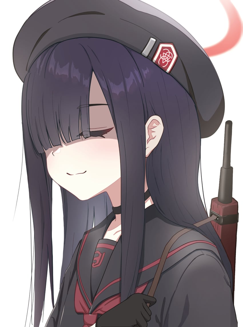 justice task force member (blue archive) drawn by udon_f