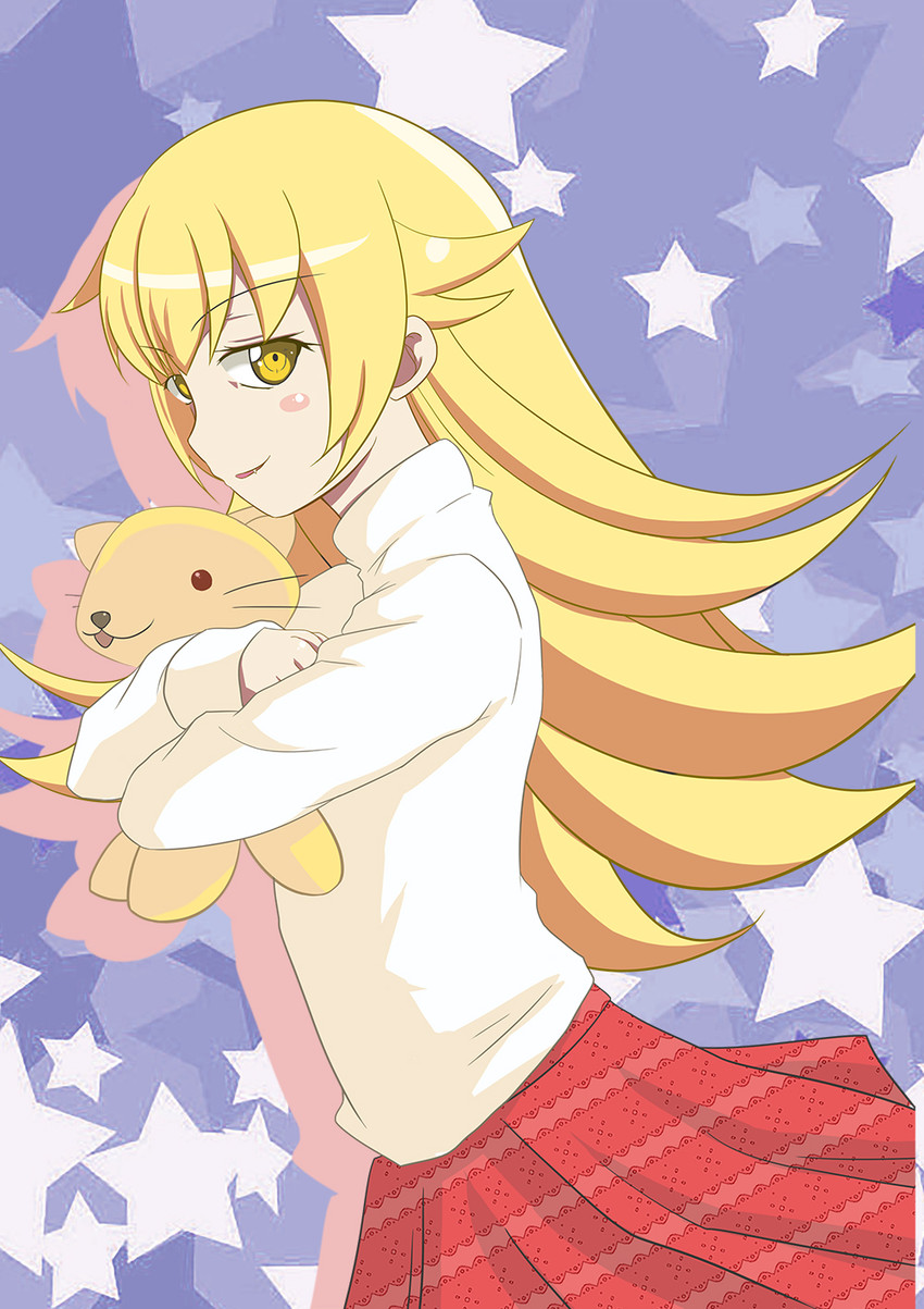 oshino shinobu (monogatari and 1 more) drawn by toko5121
