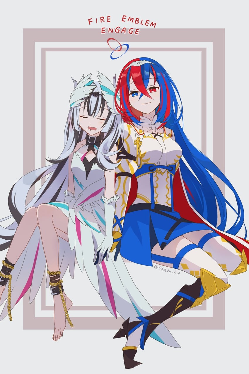 female alear and veyle (fire emblem and 1 more) drawn by kokiya