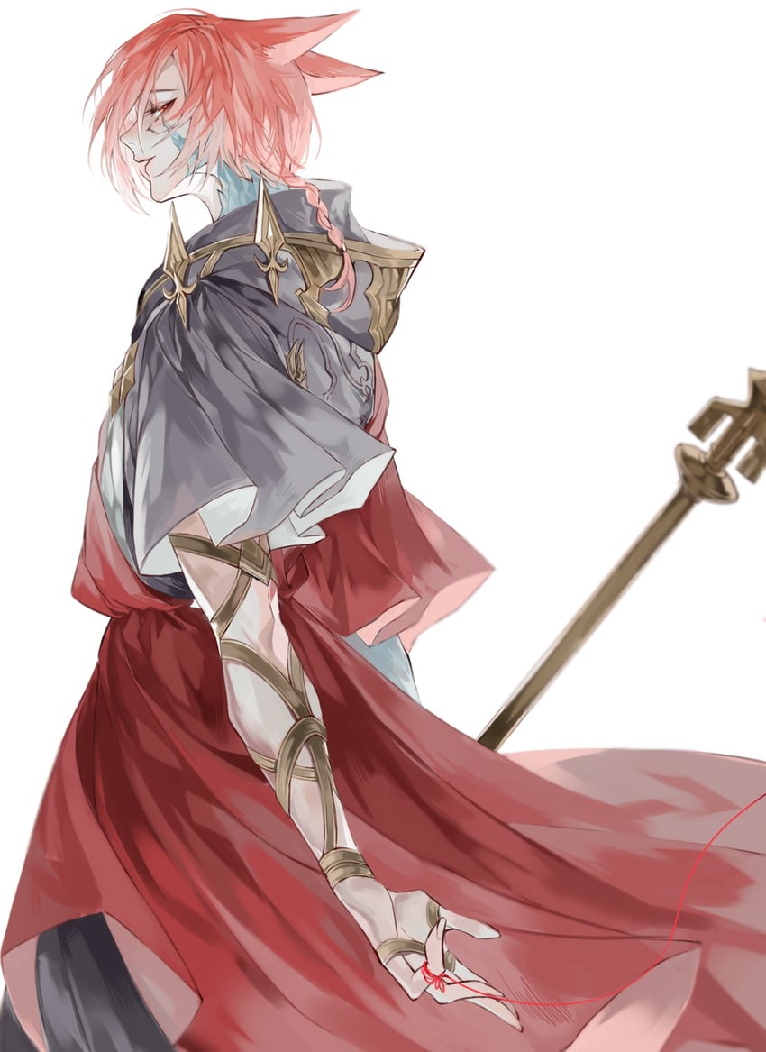 g'raha tia and crystal exarch (final fantasy and 1 more) drawn by tladpwl03