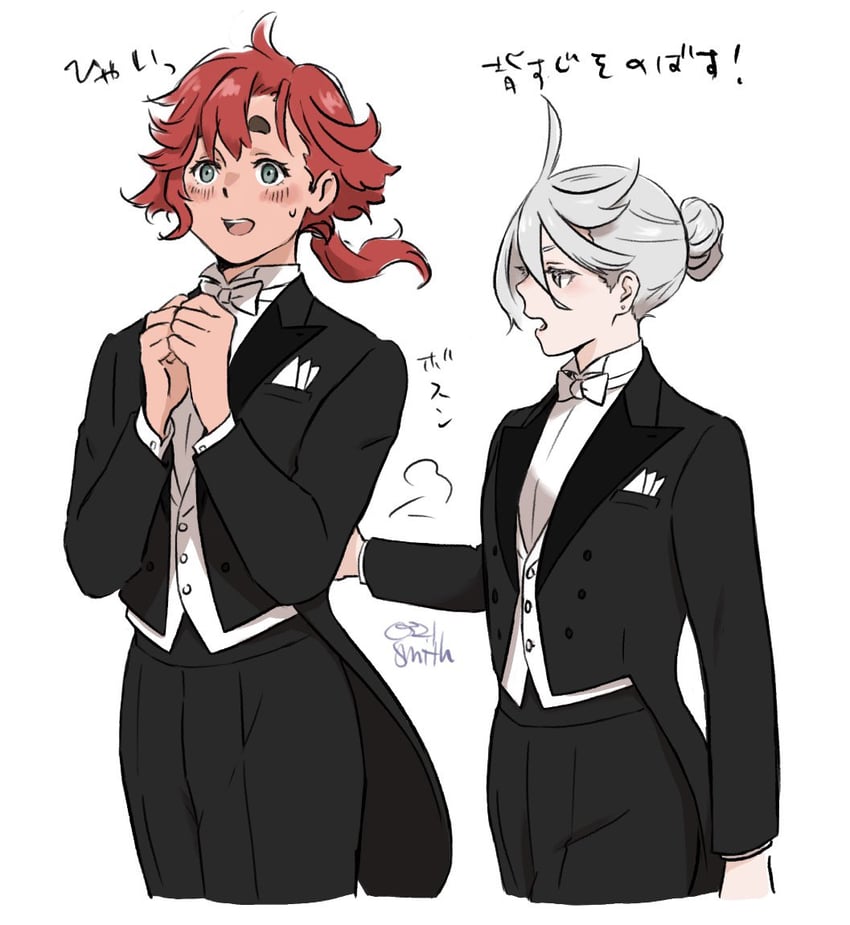 suletta mercury and miorine rembran (gundam and 1 more) drawn by 0321smith