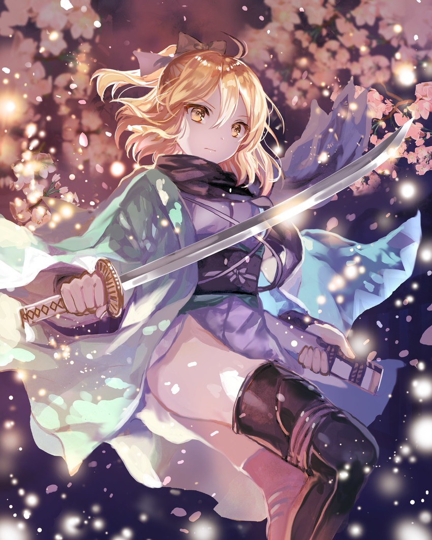 okita souji (fate and 1 more) drawn by rioka_(southern_blue_sky)
