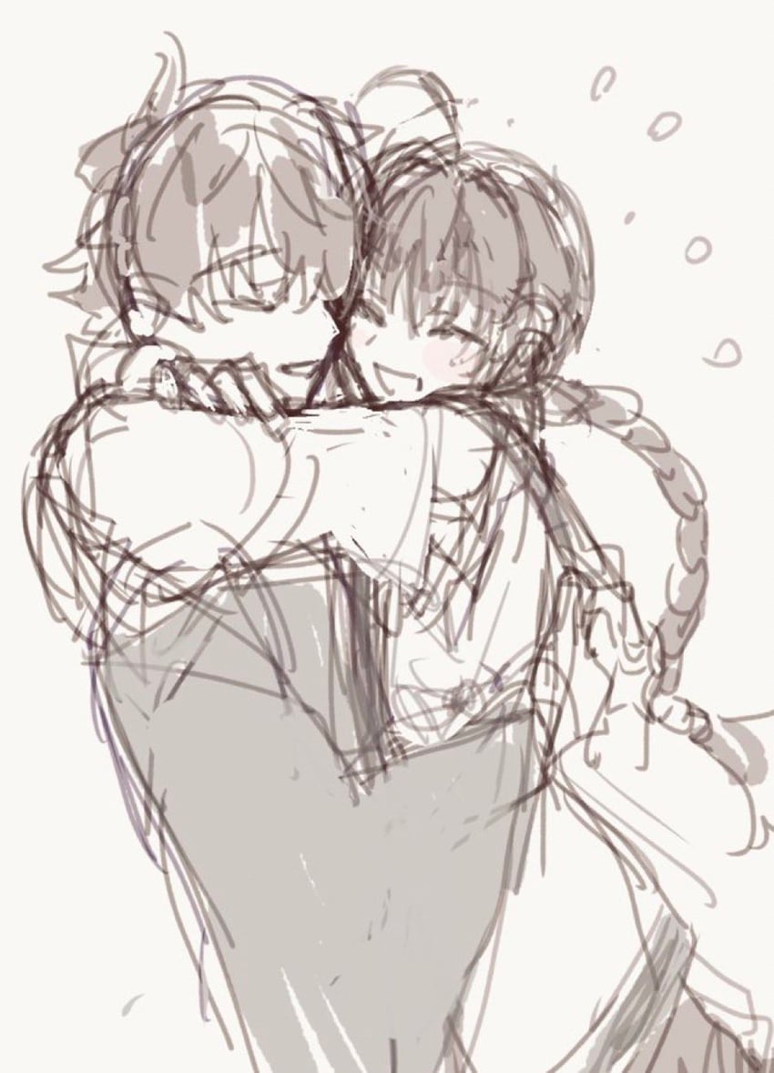 yamato takeru and miyamoto iori (fate and 1 more) drawn by mi_m099