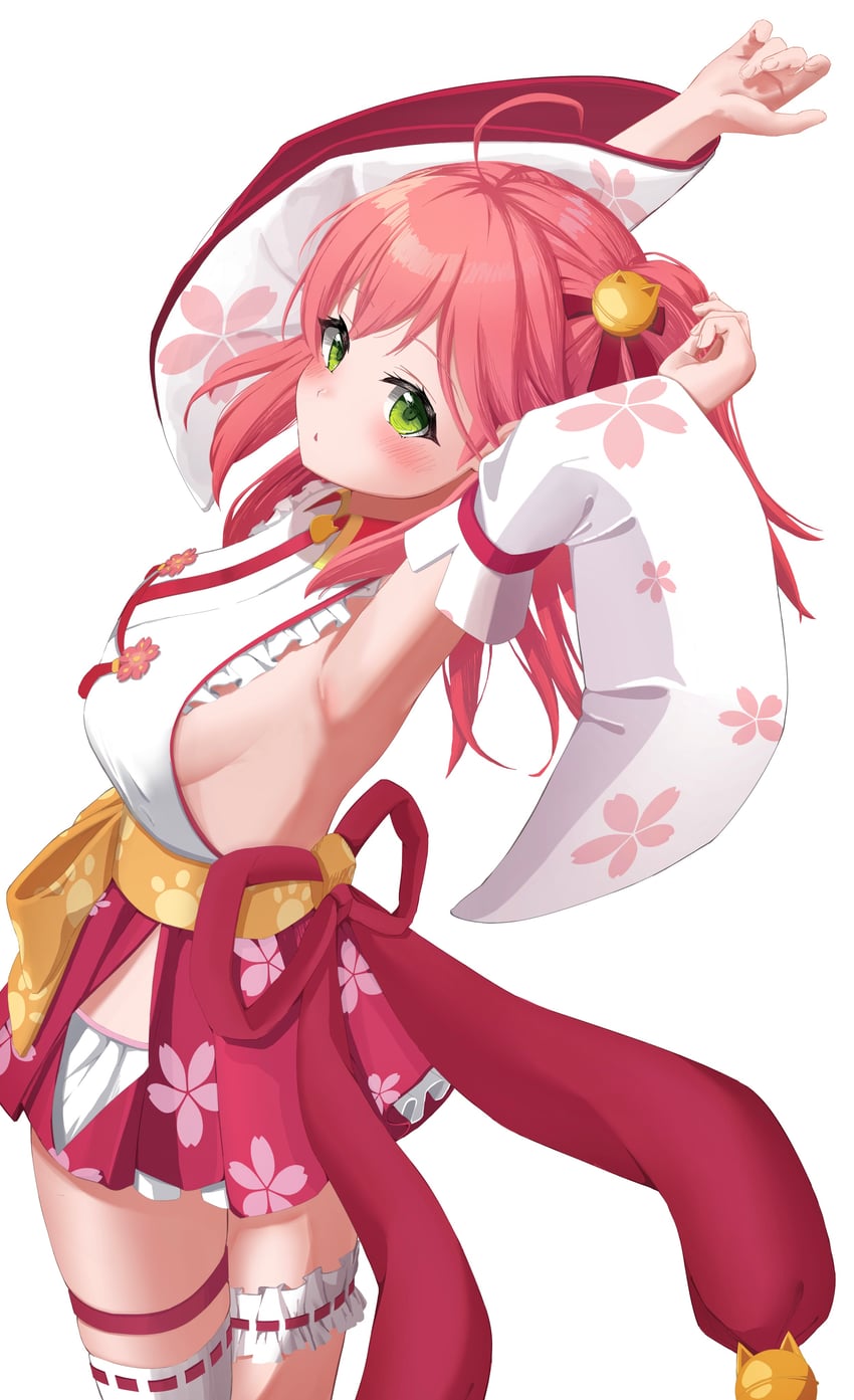 sakura miko (hololive) drawn by bunny_lover