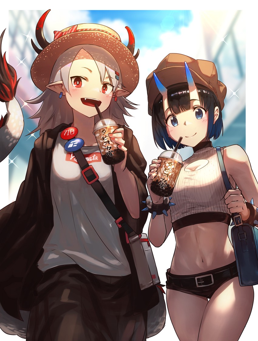 sarusawa ikue and houryuzi sui (original) drawn by nakanishi_tatsuya