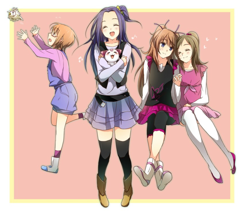 houjou hibiki, minamino kanade, kurokawa eren, shirabe ako, seiren, and 3 more (precure and 1 more) drawn by sao_(0060)