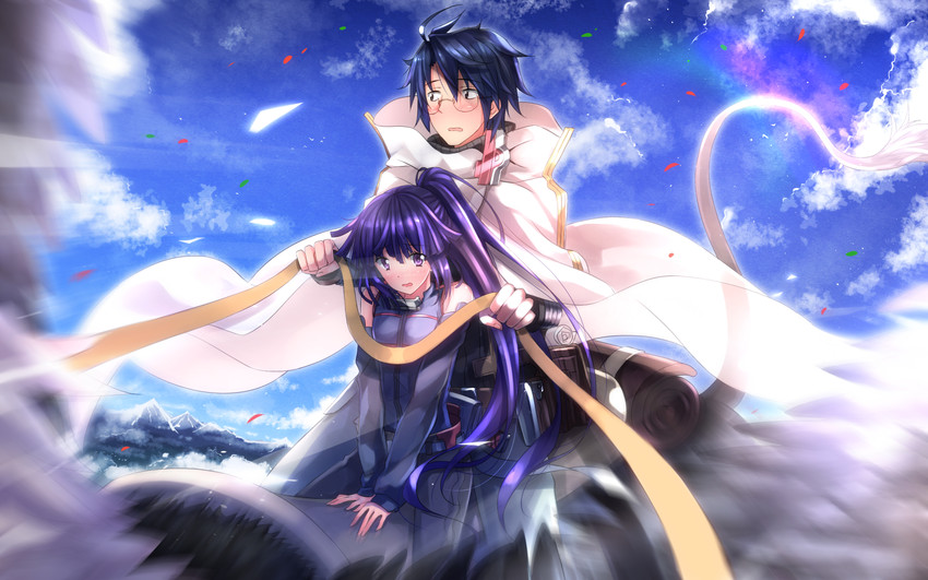 akatsuki and shiroe (log horizon) drawn by swordsouls