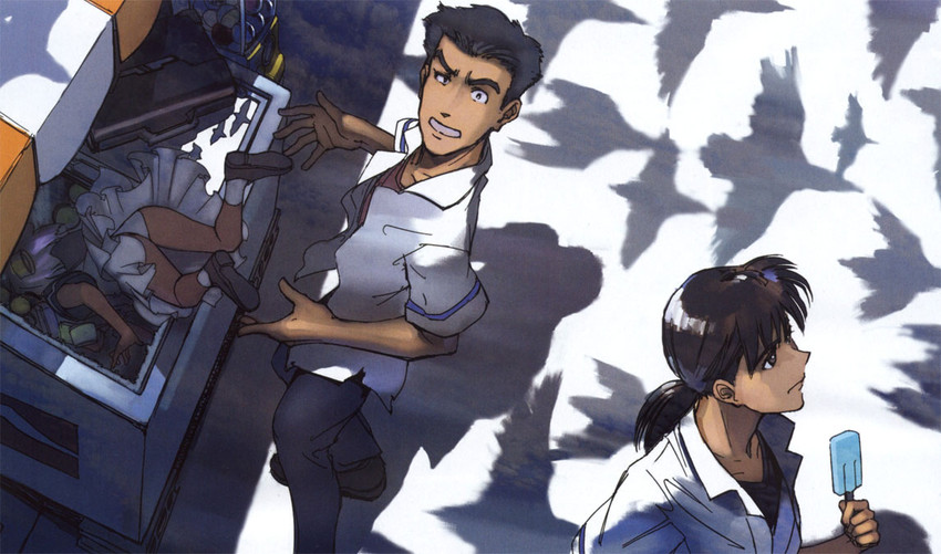 ayanami rei, ikari shinji, suzuhara touji, and rei six (neon genesis evangelion and 1 more) drawn by yamashita_ikuto