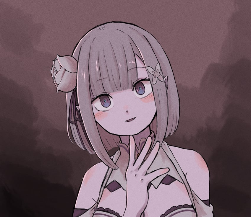emilia (re:zero kara hajimeru isekai seikatsu and 1 more) drawn by kotarou_(kotakota_ee)