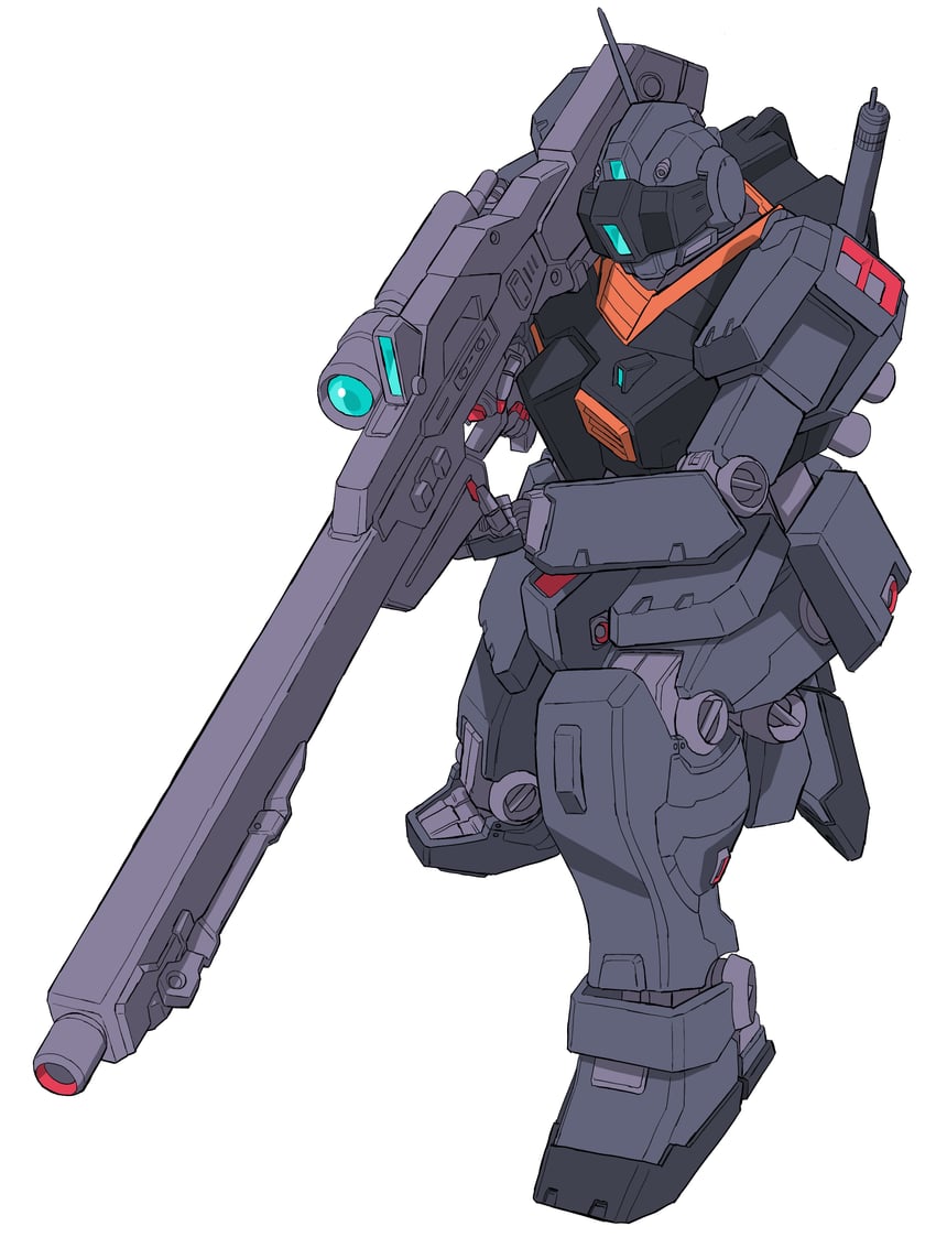 gm sniper iii (gundam and 2 more) drawn by mecha_kaku_man