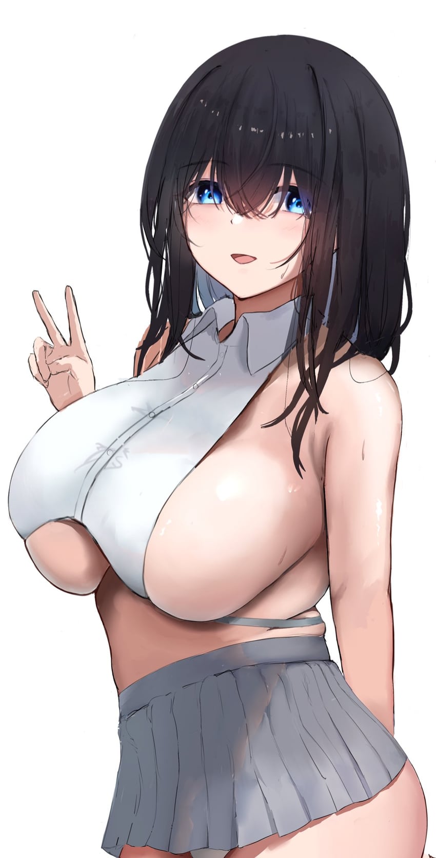 sagisawa fumika (idolmaster and 1 more) drawn by rufei_bot