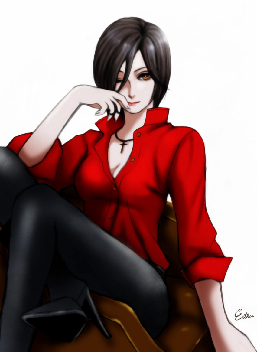 ada wong (resident evil and 1 more) drawn by esther_shen