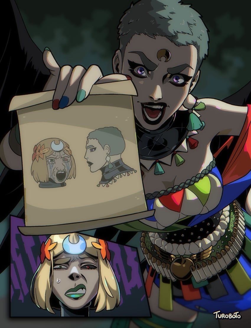melinoe and eris (hades and 1 more) drawn by turoboto