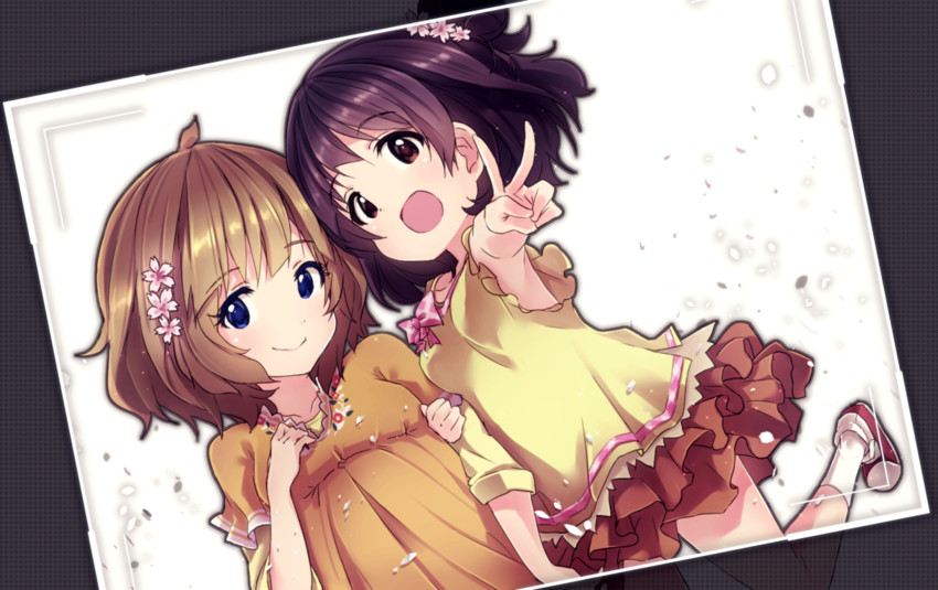 suou momoko and nakatani iku (idolmaster and 1 more) drawn by ima_(lm_ew)