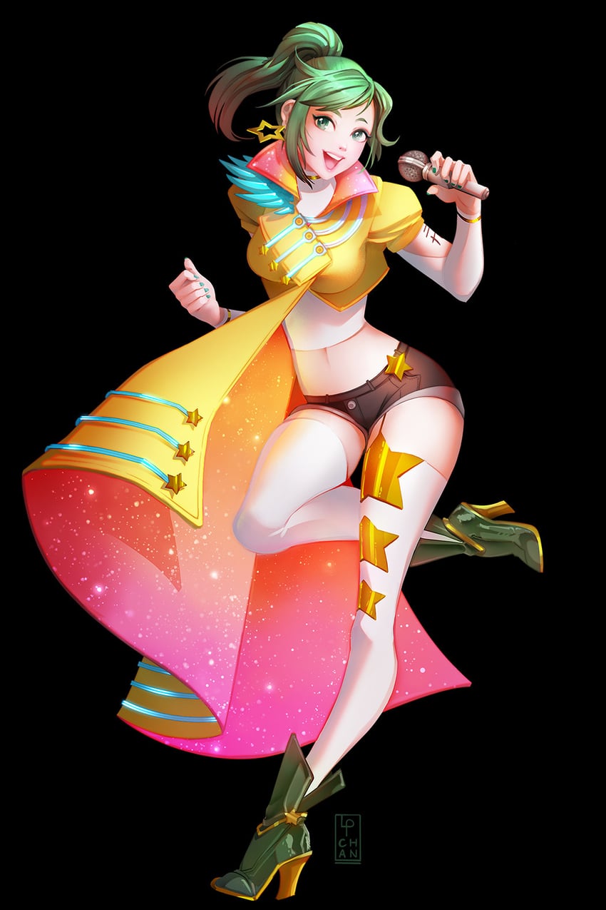 sonika (vocaloid) drawn by lpchan