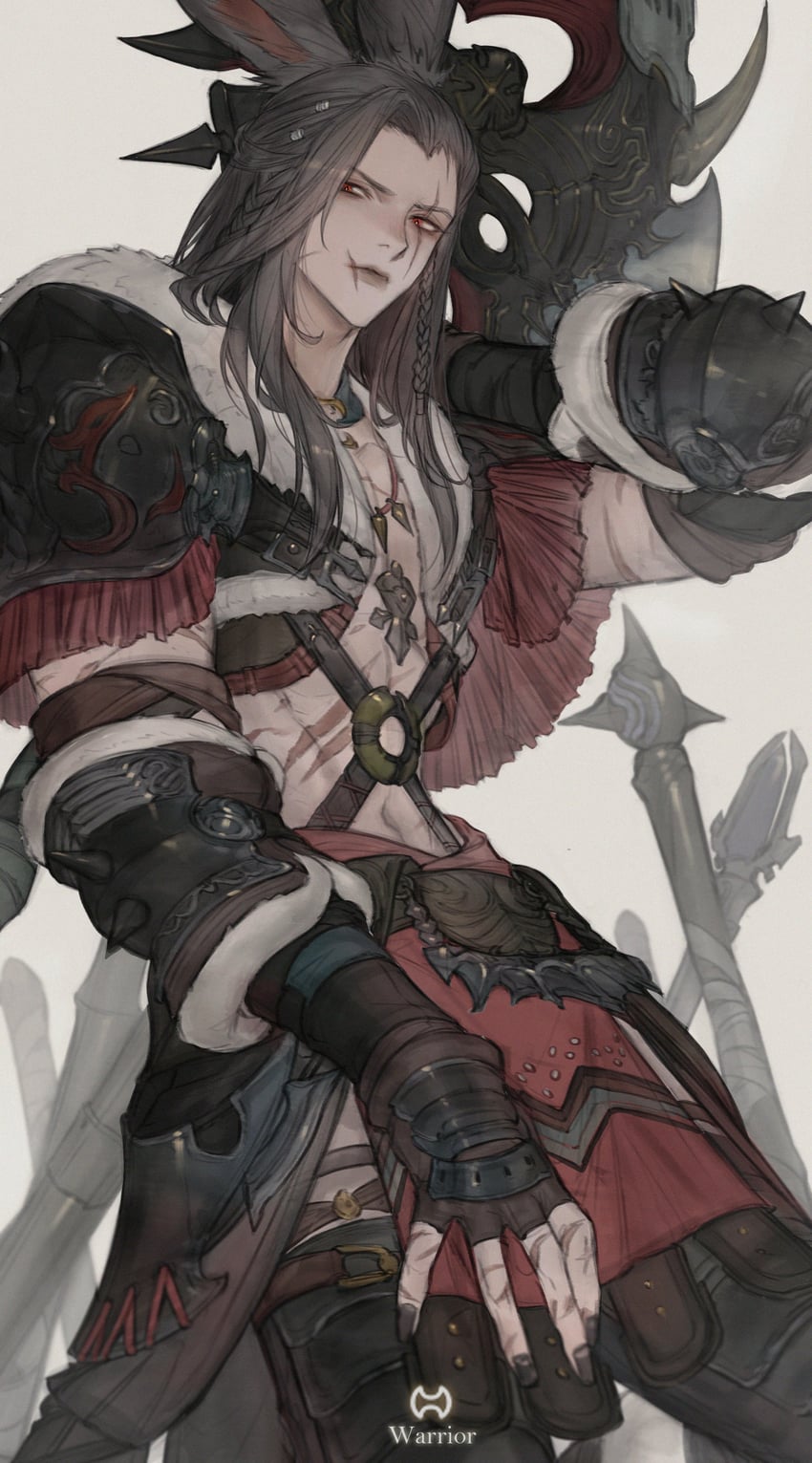 warrior of light (final fantasy and 1 more) drawn by tladpwl03