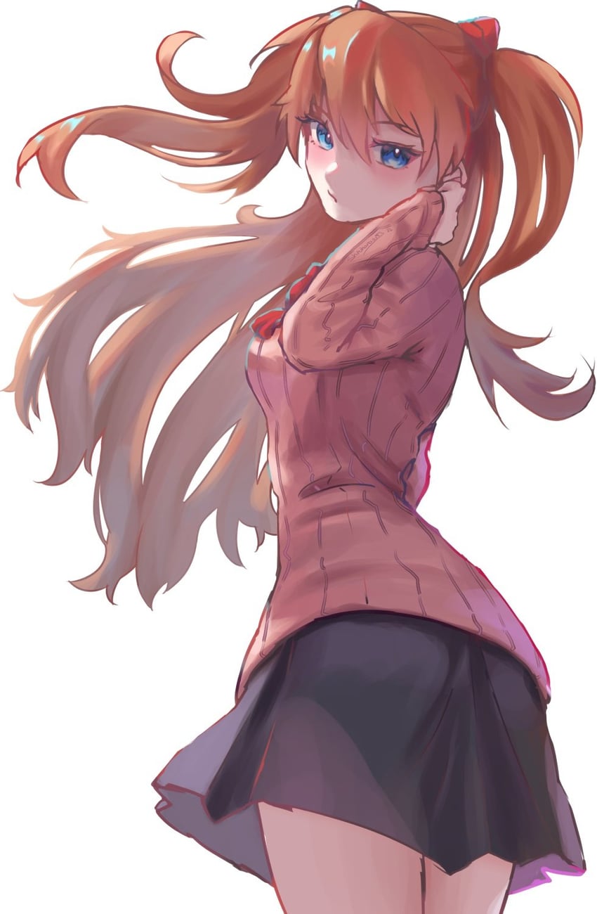 souryuu asuka langley and takeba yukari (persona and 2 more) drawn by shizuhanaart