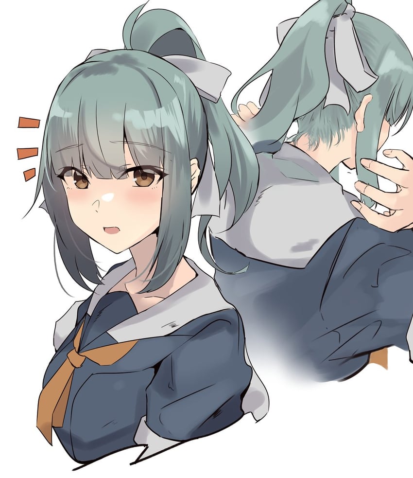 yuubari and yuubari kai ni (kantai collection) drawn by endou_(zettai_bluenoid)