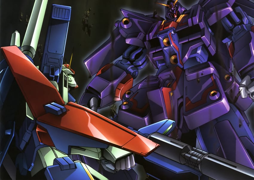 zz gundam and psycho gundam mk ii (gundam and 2 more)