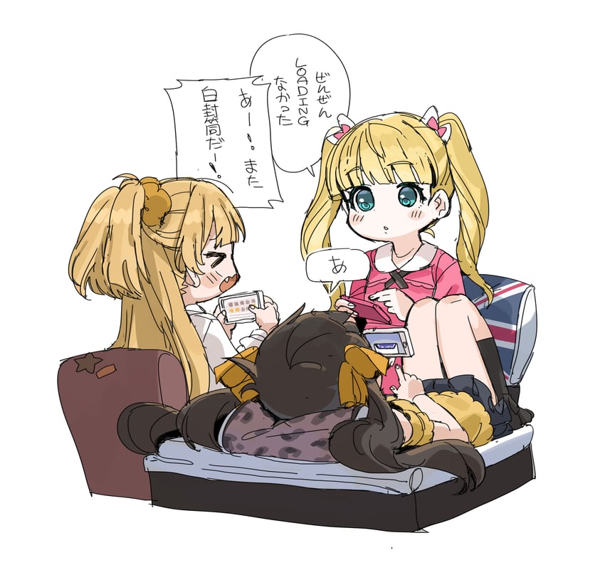 jougasaki rika, matoba risa, and mary cochran (idolmaster and 2 more) drawn by spawnfoxy