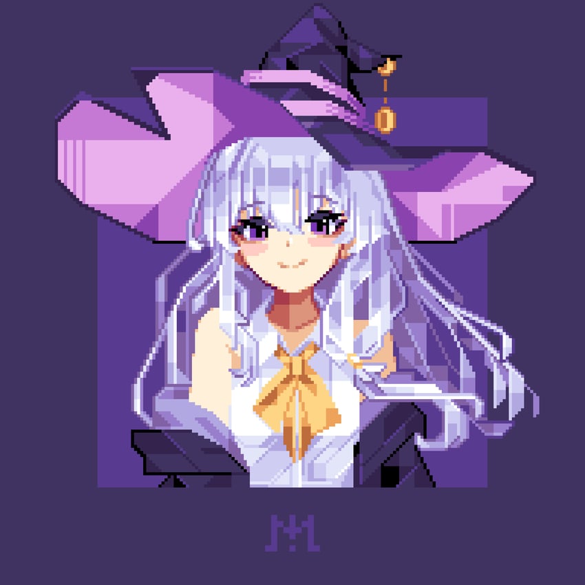 elaina (majo no tabitabi) drawn by normalpixel