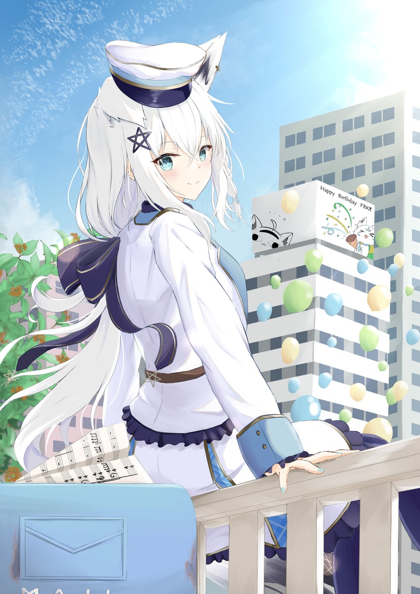 shirakami fubuki, sukonbu, and miteiru (hololive) drawn by hiragi_moka