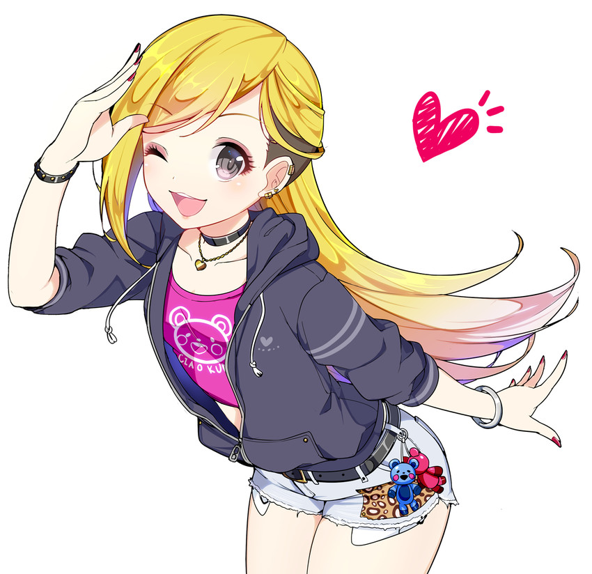 fujimoto rina and ciao kuma (idolmaster and 1 more) drawn by fujiya_takao