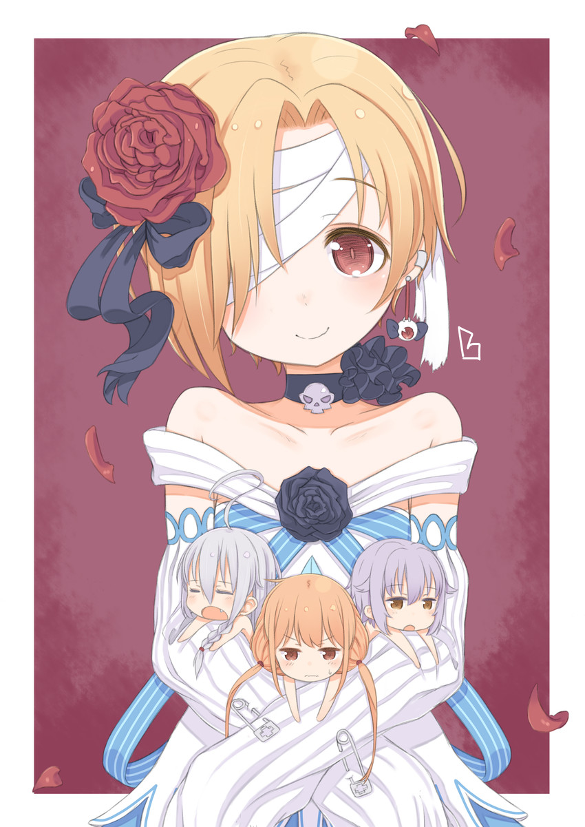 shirasaka koume, futaba anzu, koshimizu sachiko, and hoshi syoko (idolmaster and 1 more) drawn by gamuo