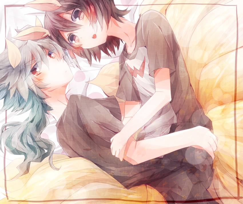 hakuryuu and shuu (inazuma eleven and 1 more) drawn by sugino_(patrassyar)