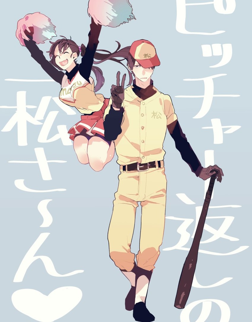 matsuno ichimatsu and matsuno jyushimatsu (osomatsu and 2 more) drawn by you_(joros)